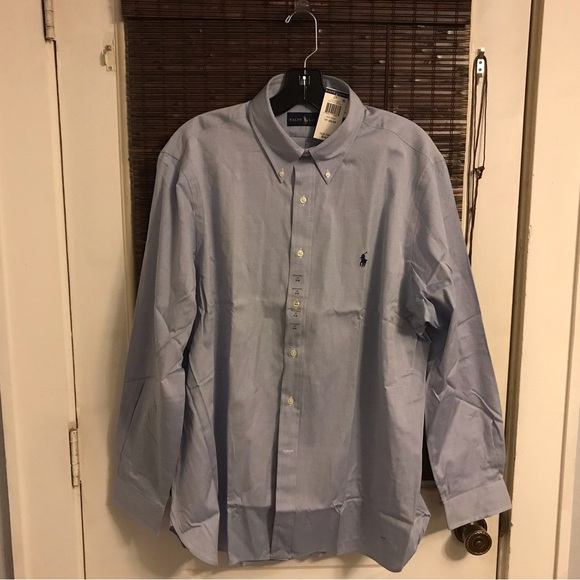 Ralph Lauren Other - NWT Ralph Lauren Polo Mens Long Sleeve Button Down Shirt-BSR Blue 17-34/35